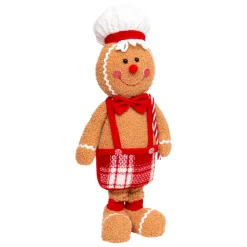 JJA Babbo Natale Animali E Personaggi-Pan di zenzero con gambe telescopiche (H89 cm) Piccolo cuoco