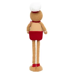 JJA Babbo Natale Animali E Personaggi-Pan di zenzero con gambe telescopiche (H89 cm) Piccolo cuoco