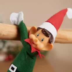 JJA Babbo Natale Animali E Personaggi-Peluche folletto scherzoso (H40 cm) Hector non ho mai torto