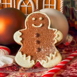 KAEMINGK Addobbi Natalizi-Pendente di Natale (H7 cm) Pan di Zenzero Adrien Cioccolato