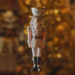 KAEMINGK Addobbi Natalizi-Pendente di Natale (H12 cm) Schiaccianoci Tea time