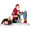 LEMAX Villagio Di Natale Lemax-Personaggi Babbo Natale con gattini