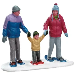 LEMAX Villagio Di Natale Lemax-Personaggi Escursione con le racchette da neve
