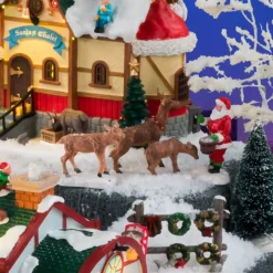 LEMAX Villagio Di Natale Lemax-Personaggi La cena delle renne