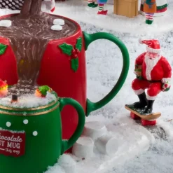 LEMAX Villagio Di Natale Lemax-Personaggio Babo Natale in skate