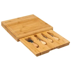 SG Secret de Gourmet Cesti E Scatole Portaoggetti-Piatto di formaggi bambù (30 x 30 cm) Siao Beige