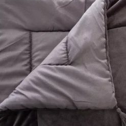 Piumotto velluto (80 x 180 cm) Slow Grigio