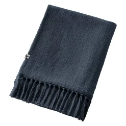 Plaid cotone (180 x 220 cm) Sixtine Blu notte