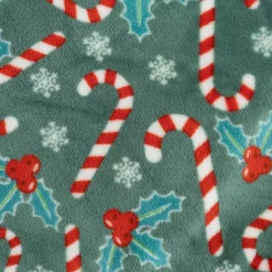 FEERIC LIGHTS Plaid E Cuscini Di Natale-Plaid di Natale (130 x 180 cm) Agrifoglio e Canna di zucchero