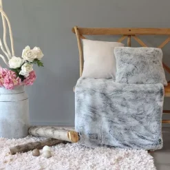 ENJOY HOME Plaid E Teli Copritutto-Plaid imitazione pelliccia Orso