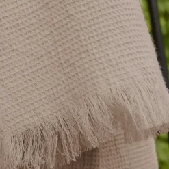 EMINZA Plaid E Teli Copritutto-Plaid in cotone a nido d'ape (180 x 220 cm) Eva