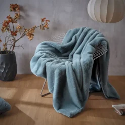 EMINZA Plaid E Teli Copritutto-Plaid in finta pelliccia (140 x 200 cm) Finn