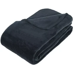 ATMOSPHERA Plaid E Teli Copritutto-Plaid morbido (230 cm) Tendresse Grigio