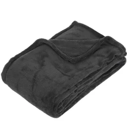 ATMOSPHERA Plaid E Teli Copritutto-Plaid morbido (150 cm) Tendresse Grigio