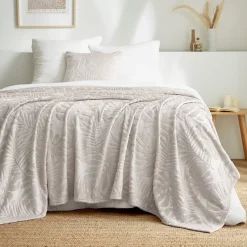 EMINZA Plaid E Teli Copritutto-Plaid morbido flanella (180 x 230 cm) Flore