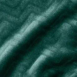 Plaid morbido in flanella (130 x 180 cm) Zag Verde