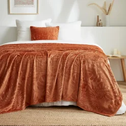 EMINZA Plaid E Teli Copritutto-Plaid morbido in flanella (220 x 240 cm) Flore