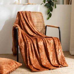 EMINZA Plaid E Teli Copritutto-Plaid morbido in flanella (125 x 150 cm) Flore