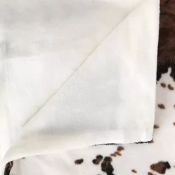 Plaid polaire (160 cm) Vache Marrone