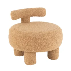 EMINZA Mobili Bambini-Poltrona bambini bouclé (Alt 45 cm) Jade