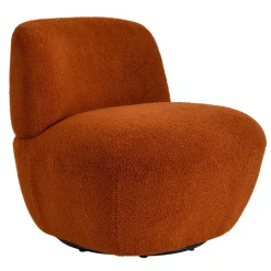 Poltrone-Poltrona girevole in bouclé (seduta 45 cm) Nyxor