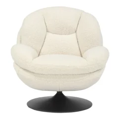 Poltrone-Poltrona girevole in bouclé (seduta 46 cm) Lomy