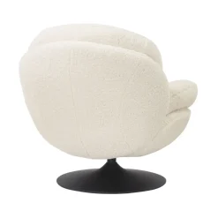 Poltrone-Poltrona girevole in bouclé (seduta 46 cm) Lomy