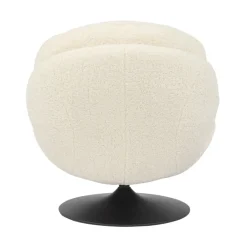 Poltrone-Poltrona girevole in bouclé (seduta 46 cm) Lomy