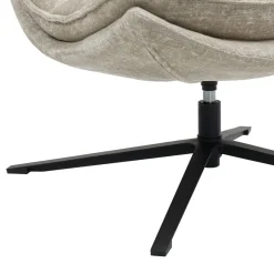 Poltrone-Poltrona girevole in tessuto (seduta 45 cm) Brava
