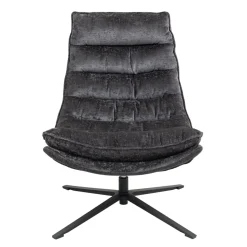 Poltrone-Poltrona girevole in tessuto (seduta 45 cm) Brava