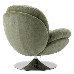 Poltrone-Poltrona girevole in tessuto (seduta 46 cm) Lomy