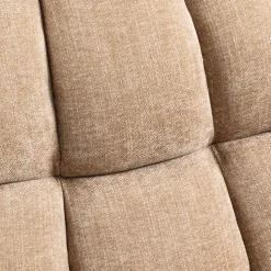 Poltrone-Poltrona girevole in tessuto (seduta 47 cm) Rezo Sabbia