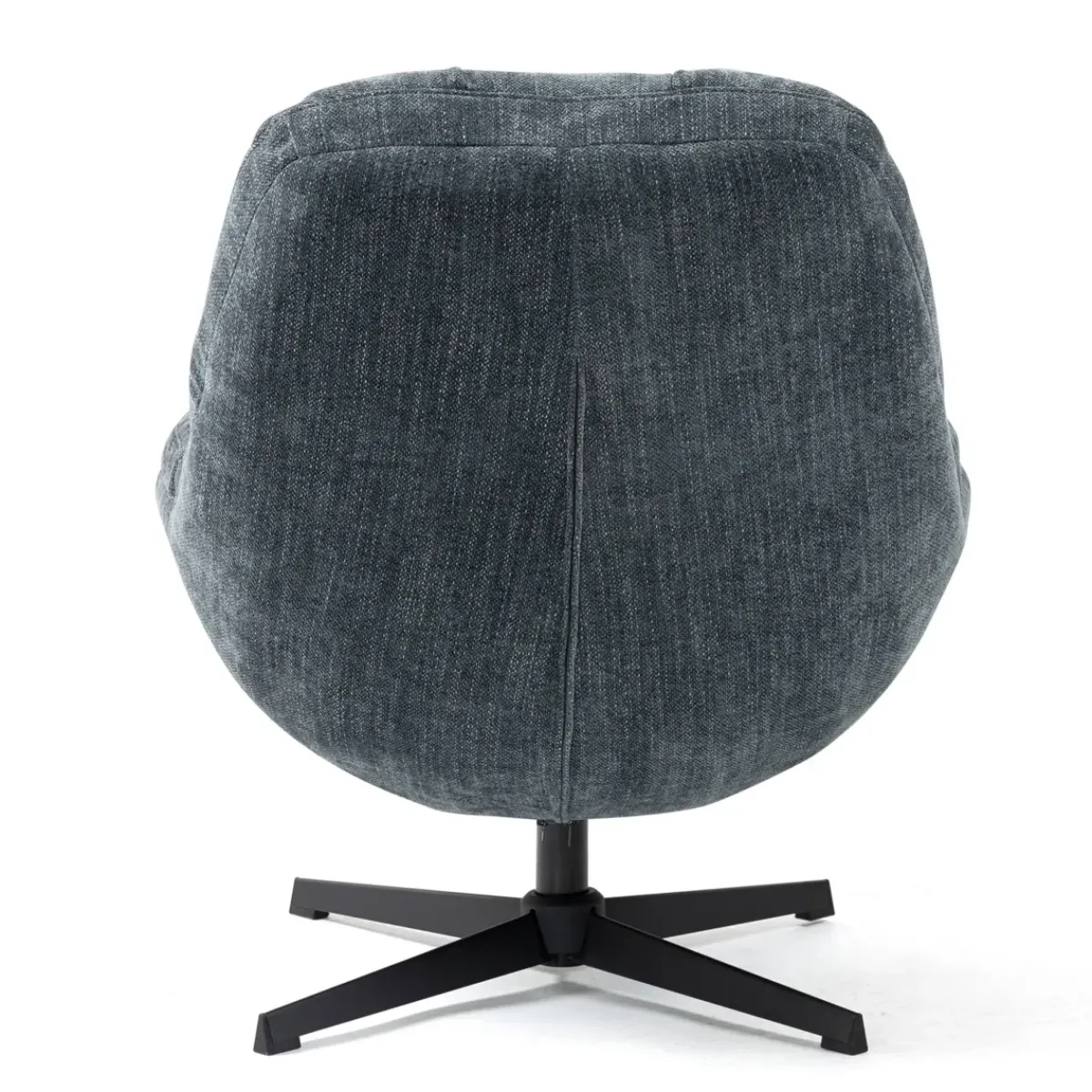 Poltrone-Poltrona girevole in tessuto (seduta 47 cm) Rezo Azzurro chiaro