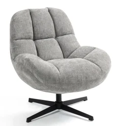 Poltrone-Poltrona girevole in tessuto (seduta 47 cm) Rezo