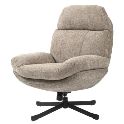 Poltrone-Poltrona girevole in tessuto (seduta 49 cm) Moor Sabbia