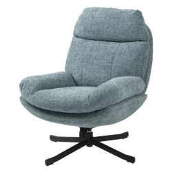 Poltrone-Poltrona girevole in tessuto (seduta 49 cm) Moor chiaro