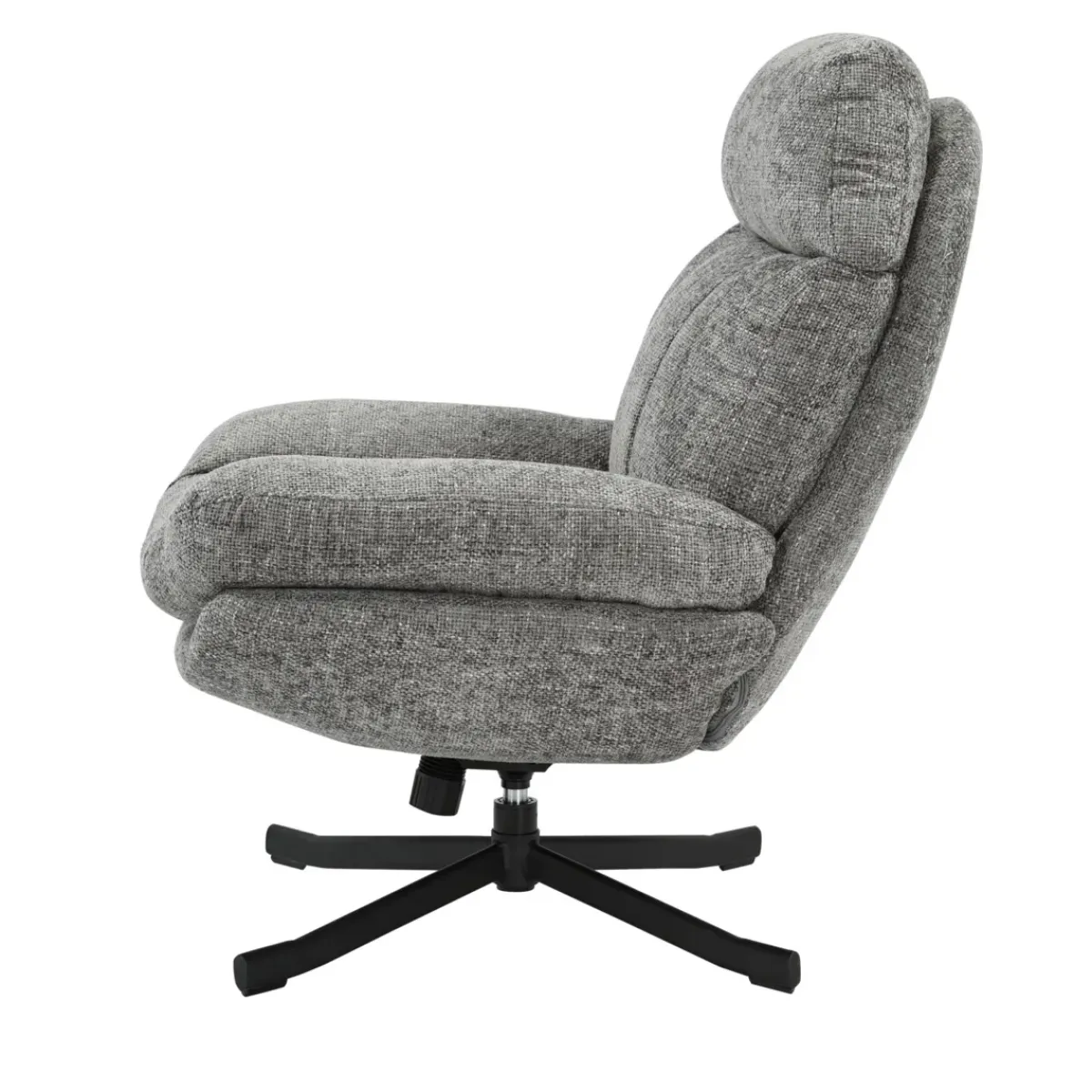 Poltrone-Poltrona girevole in tessuto (seduta 49 cm) Moor