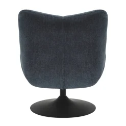 Poltrone-Poltrona girevole in tessuto testurizzato (seduta 46 cm) Axis