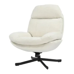 Poltrone-Poltrona girevole in tessuto (seduta 49 cm) Moor