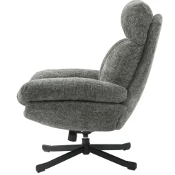 Poltrone-Poltrona girevole in tessuto (seduta 49 cm) Moor