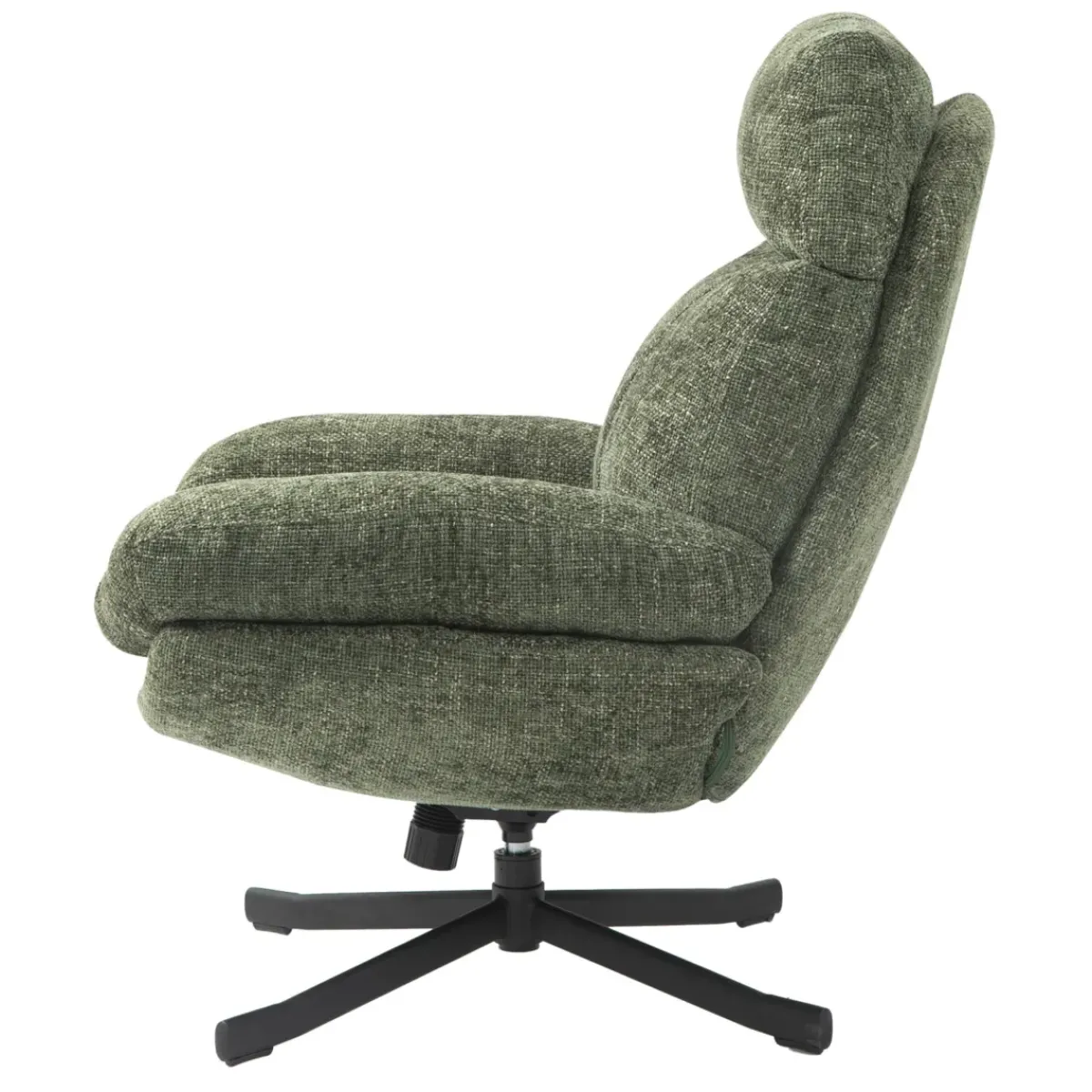 Poltrone-Poltrona girevole in tessuto (seduta 49 cm) Moor scuro