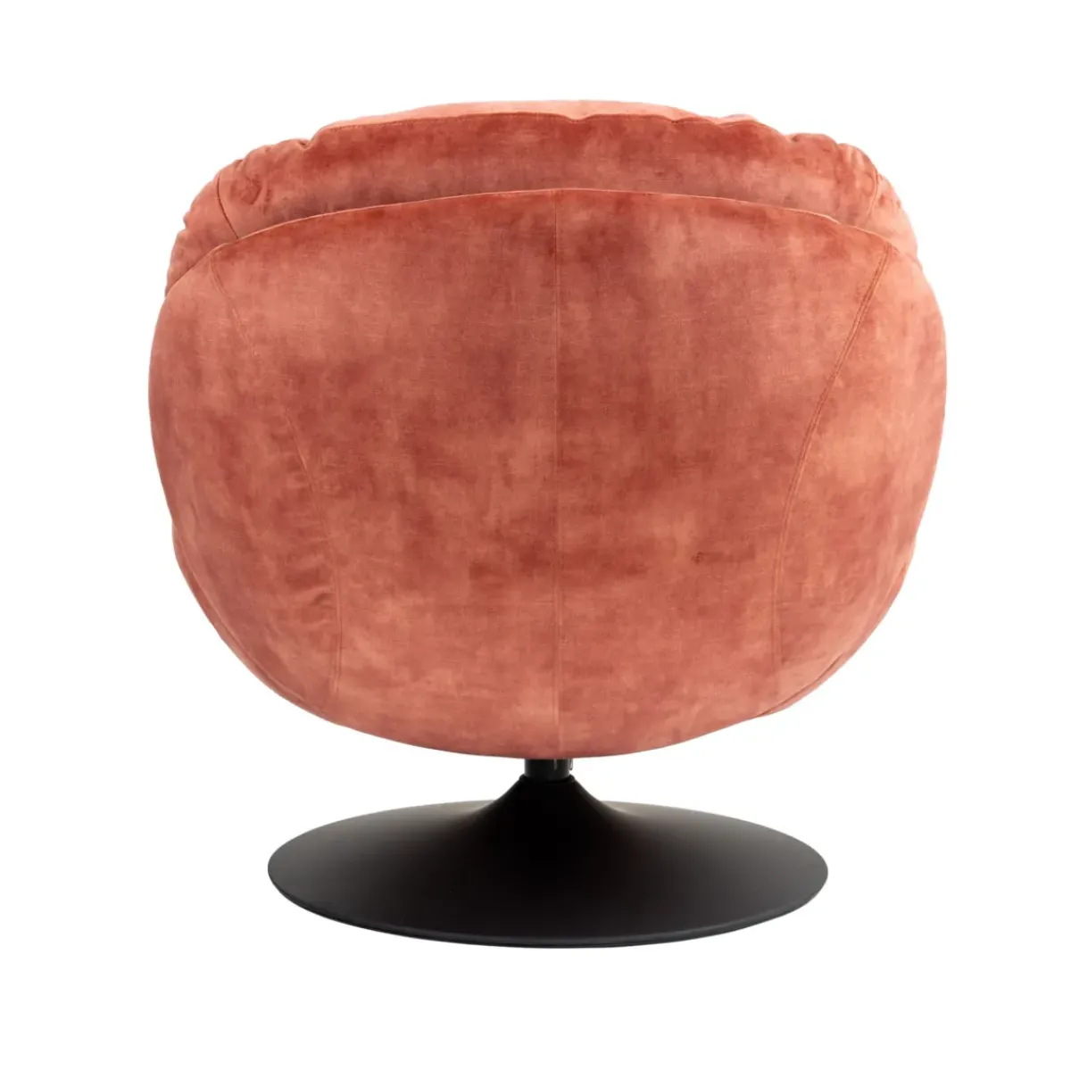 Poltrone-Poltrona girevole in velluto (seduta 46 cm) Lomy