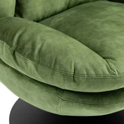 Poltrone-Poltrona girevole in velluto (seduta 46 cm) Lomy