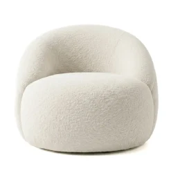 EMINZA Poltrone-Poltrona in bouclé (H66 cm) Lexy