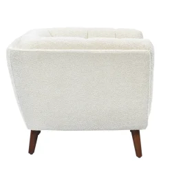 Poltrone-Poltrona in bouclé (seduta 45 cm) Rory