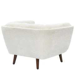 Poltrone-Poltrona in bouclé (seduta 45 cm) Rory