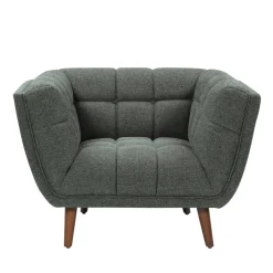 Poltrone-Poltrona in tessuto testurizzato (seduta 45 cm) Rory
