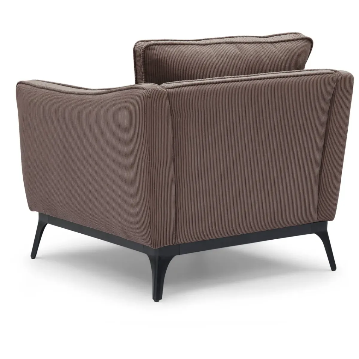 Poltrone-Poltrona in velluto a coste (seduta 45 cm) Owen