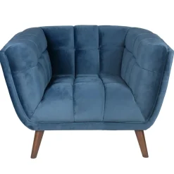 Poltrone-Poltrona in velluto (seduta 45 cm) Rory scuro