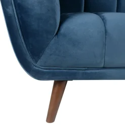 Poltrone-Poltrona in velluto (seduta 45 cm) Rory scuro